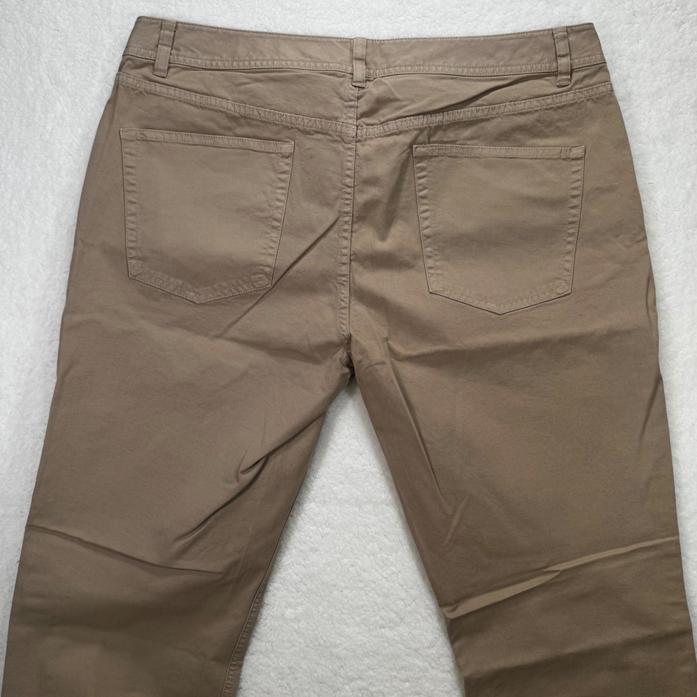 J. Hilburn Mens 5-Pocket Garment Dyed Pants Tan Cotton Stretch Size 37x34 NEW - Picture 8 of 9